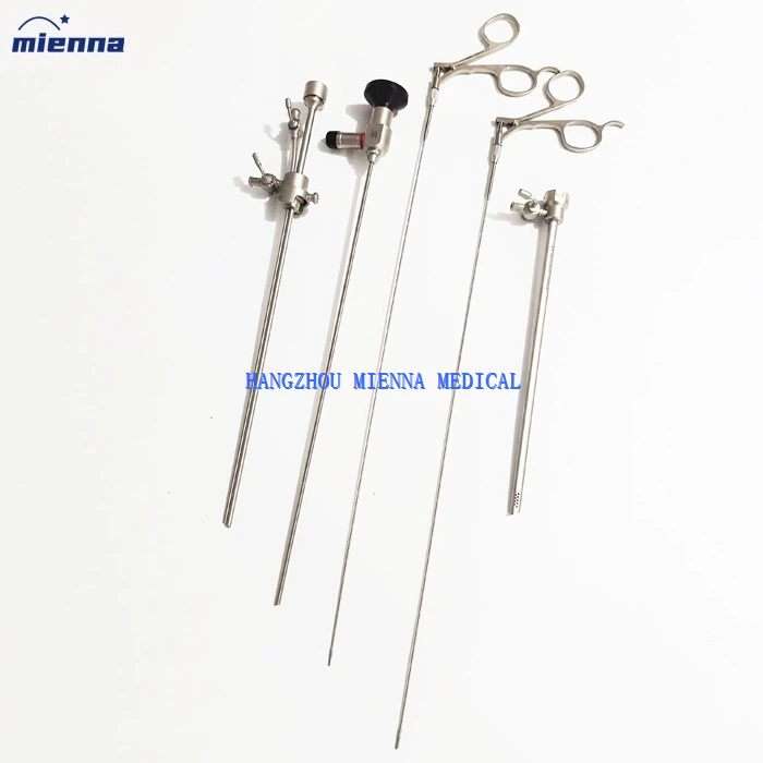 Tibbiy 3mm qattiq histeroskopiya ginekologiya histoskopope asboblari qadimiy asboblarni o'rnatdi